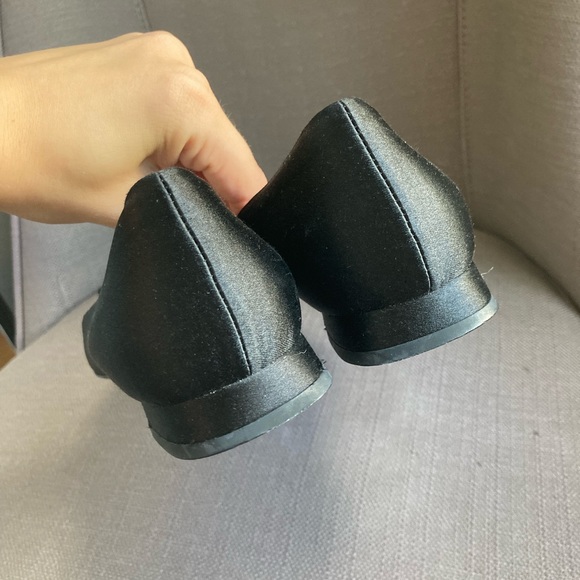 Prada Ballet Black Bow Flats 37 - Picture 14 of 14